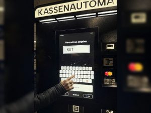 Standard-KEYWORD Eingabe am Kassenautomat